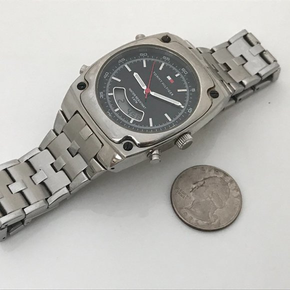 Tommy Hilfiger Men Watch Analog Digital Dual Time - Picture 9 of 11